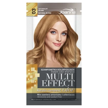 Joanna Multi Effect color Szamponetka koloryzująca naturalny blond 03 35 g - 2