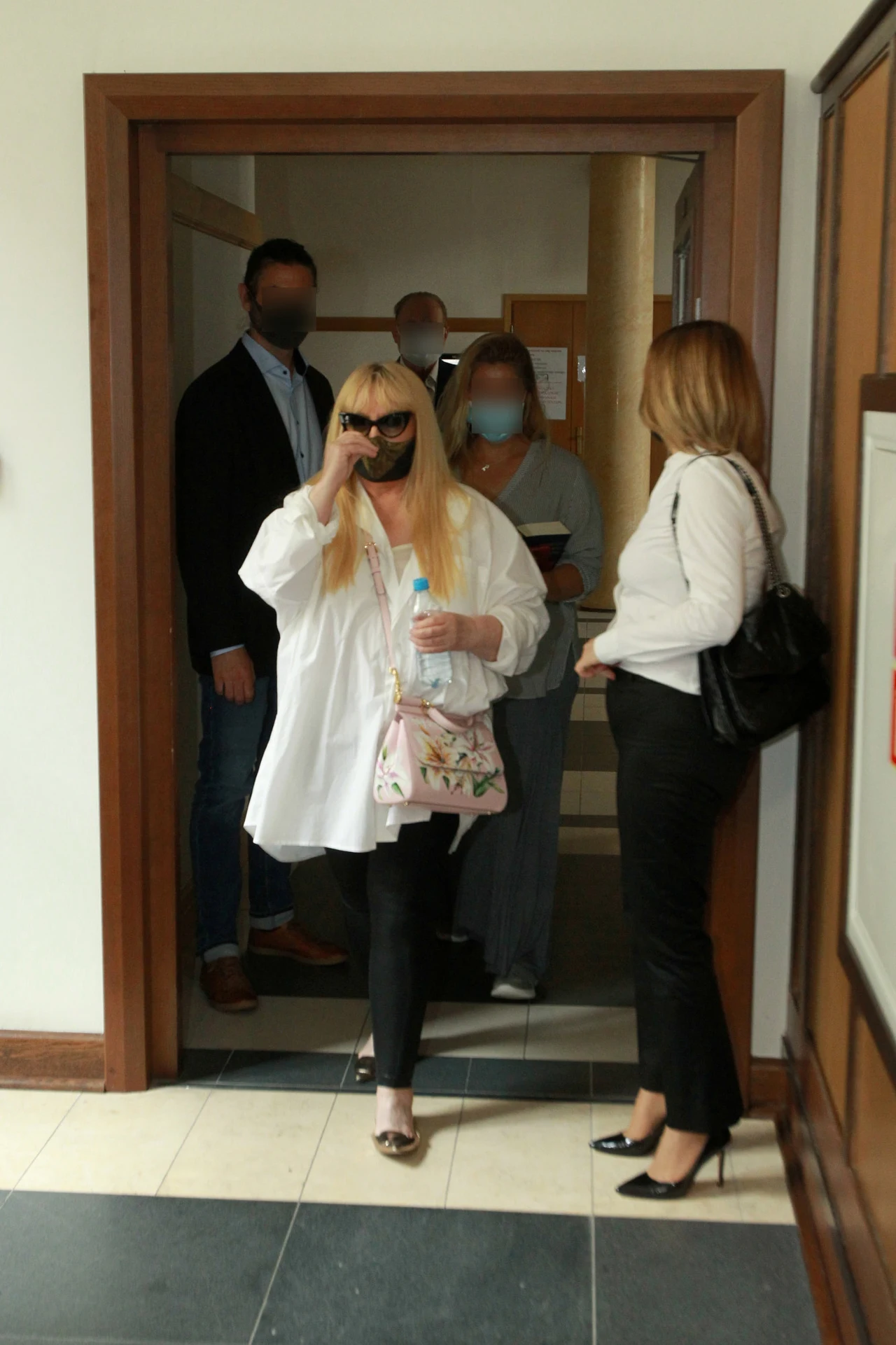 Maryla Rodowicz w sądzie podczas rozprawy rozwodowej  Maryla Rodowicz w sądzie podczas rozprawy rozwodowej