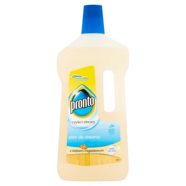 Pronto Expert Care Płyn do mycia podłóg drewnianych z olejkiem migdałowym 750 ml - 1