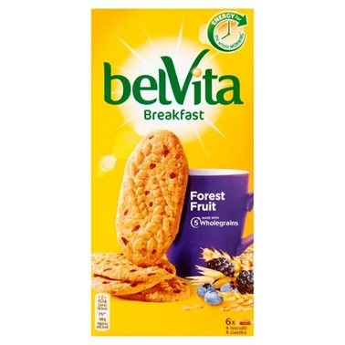 belVita Breakfast Ciastka zbożowe z owocami leśnymi 300 g - 1