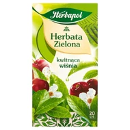 Herbapol Herbata zielona kwitnąca wiśnia 34 g (20 x 1,7 g)