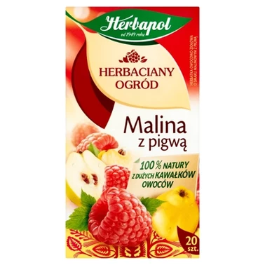 Herbapol Herbaciany Ogród Herbatka owocowo-ziołowa malina z pigwą 54 g (20 x 2,7 g) - 1