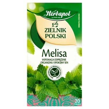 Herbapol Zielnik Polski Herbatka ziołowa melisa 40 g (20 x 2 g) - 0