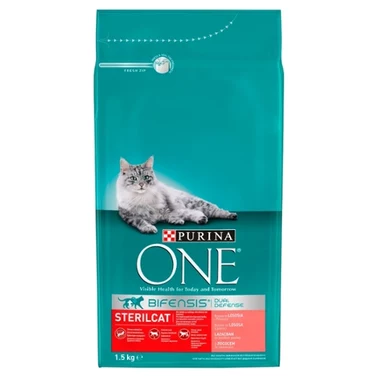 PURINA ONE Bifensis Sterilcat Karma dla kotów bogata w łososia 1,5 kg - 2