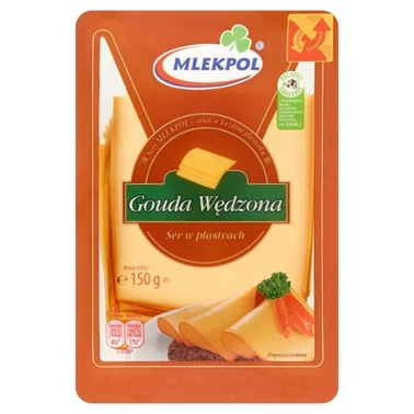 Mlekpol Ser gouda wędzona w plastrach 150 g - 2