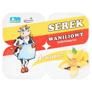 Rolmlecz Serek waniliowy 4 x 150 g - 5