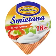 Włoszczowa Śmietana do zup i sosów 18% 200 g