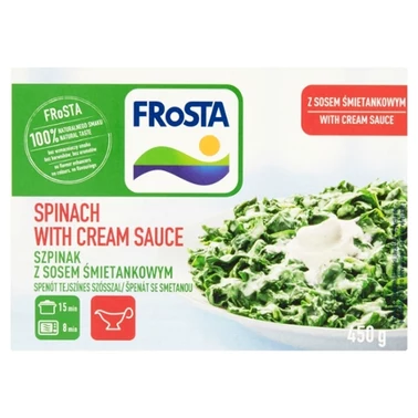 FRoSTA Szpinak z sosem śmietankowymi 450 g - 8