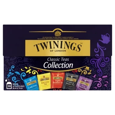 Twinings Kolekcja klasycznych czarnych 5 herbat 40 g (20 x 2 g) - 0