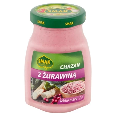 Smak Chrzan z żurawiną lekko ostry 175 g - 1