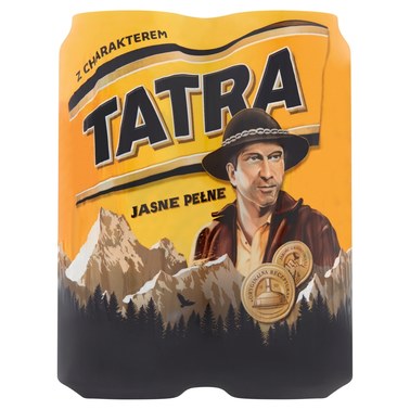 Tatra Piwo jasne pełne 4 x 500 ml - 2