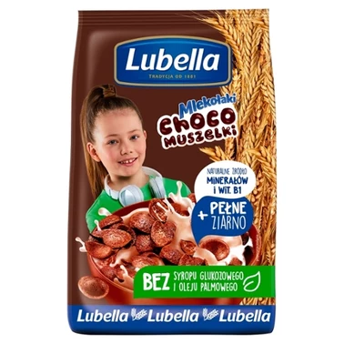 Lubella Mlekołaki Choco muszelki Zbożowe muszelki o smaku czekoladowym 250 g - 1