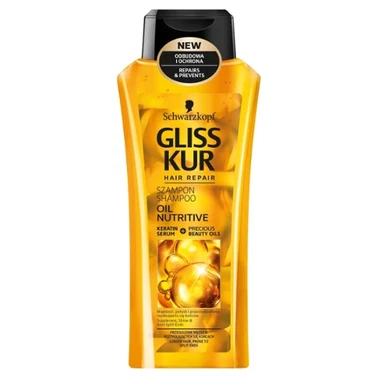 Gliss Oil Nutritive Odżywczy szampon do włosów przesuszonych i nadwyrężonych 400 ml - 2