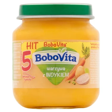 BoboVita Warzywa z indykiem po 5 miesiącu 125 g - 2