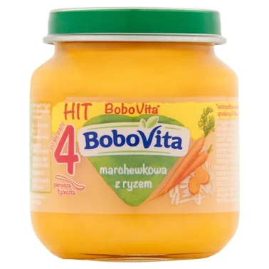 BoboVita Marchewkowa z ryżem po 4 miesiącu 125 g - 3