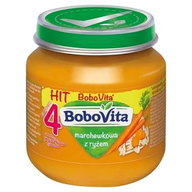 BoboVita Marchewkowa z ryżem po 4 miesiącu 125 g - 2