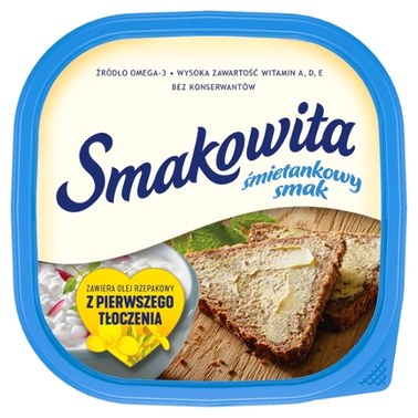 Smakowita Margaryna śmietankowy smak 450 g - 1