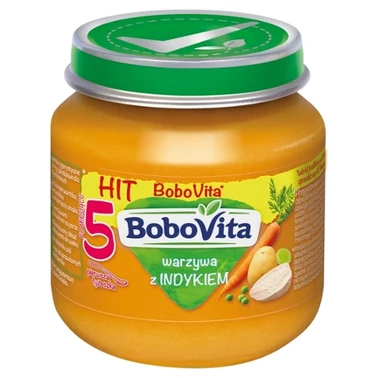 BoboVita Warzywa z indykiem po 5 miesiącu 125 g - 1