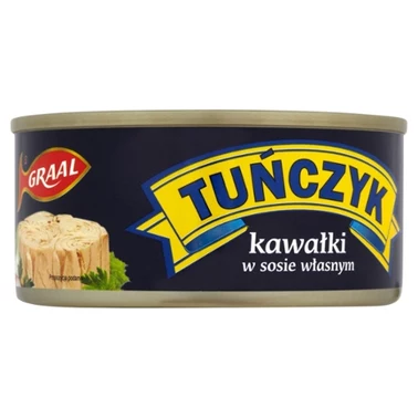 Graal Tuńczyk kawałki w sosie własnym 170 g - 3