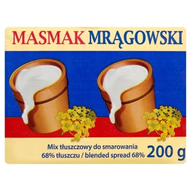 Masmak Mrągowski Mix tłuszczowy do smarowania 200 g - 0