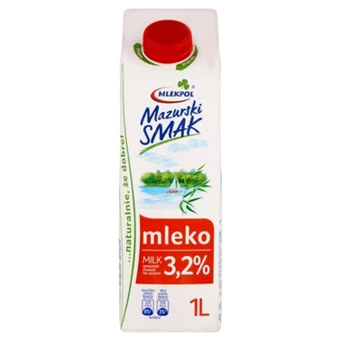 Mlekpol Mazurski Smak Mleko 3,2 % 1 l - 1