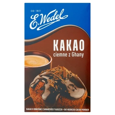 E. Wedel Kakao z Ghany ciemne 180 g - 1