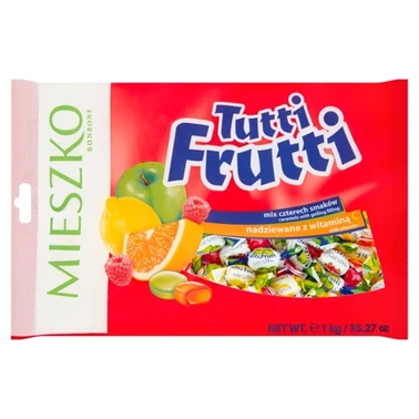 Mieszko Tutti Frutti Karmelki z nadzieniem galaretkowym 1 kg - 0