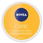 NIVEA Care 3w1 Lekki krem do twarzy przeciwzmarszczkowy 100 ml