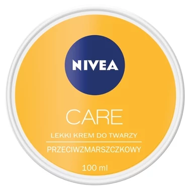 NIVEA Care 3w1 Lekki krem do twarzy przeciwzmarszczkowy 100 ml - 1