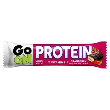 Sante Go On Protein Baton z żurawiną i jagodami goji w czekoladzie 50 g - 1