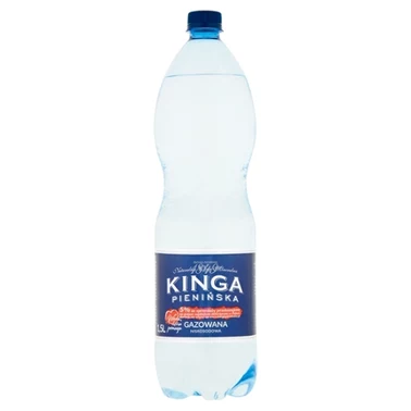 Kinga Pienińska Naturalna woda mineralna gazowana niskosodowa 1,5 l - 1