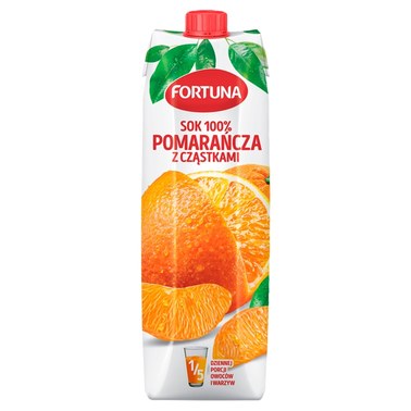 Fortuna Sok 100 % pomarańcza z cząstkami 1 l - 3