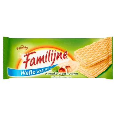 Familijne Wafle o smaku orzechowym 180 g - 2