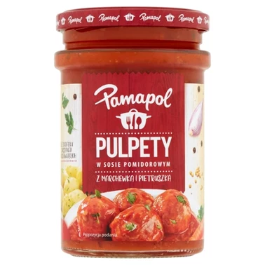 Pamapol Pulpety w sosie pomidorowym z marchewką i pietruszką 500 g - 3