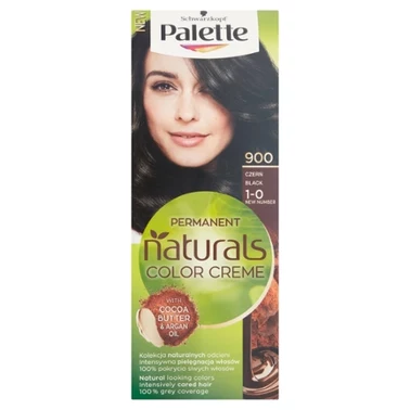 Palette Permanent Naturals Color Creme Farba do włosów trwale koloryzująca 900/ 1-0 czerń - 3