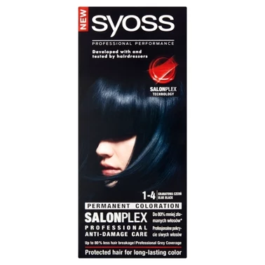 Syoss Permanent Color Krem koloryzujący 1_4 granatowa czerń - 2