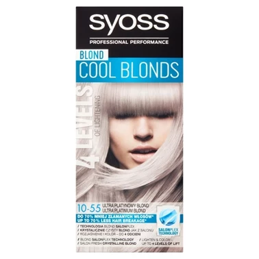 Syoss Farba do włosów ultra platynowy blond 10-55 - 1