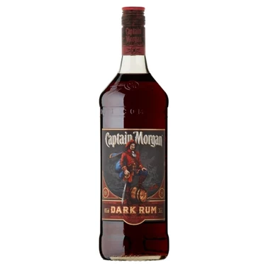 Captain Morgan Dark Rum 1000 ml - 0