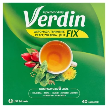 Verdin Fix Suplement diety kompozycja 6 ziół 72 g (40 x 1,8 g) - 0