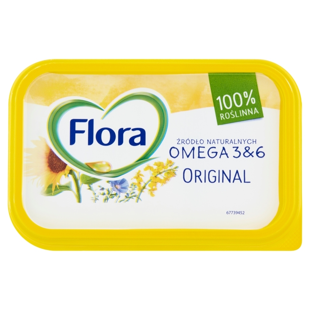 Flora Original Tłuszcz roślinny do smarowania 400 g - promocja ...