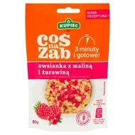 Kupiec Coś na ząb Owsianka z maliną i żurawiną 50 g