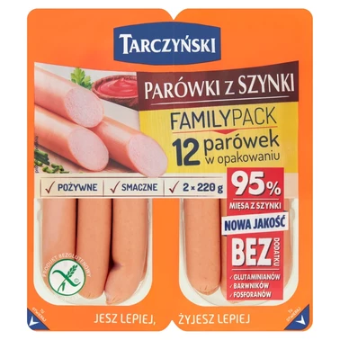 Tarczyński Family Pack Parówki premium z szynki 440 g (2 x 220 g) - 3