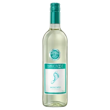 Barefoot Moscato Wino białe słodkie kalifornijskie 750 ml - 0