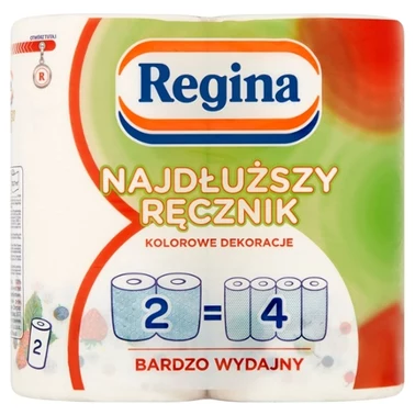 Regina Najdłuższy Ręcznik uniwersalny dekorowany 2 rolki - 3