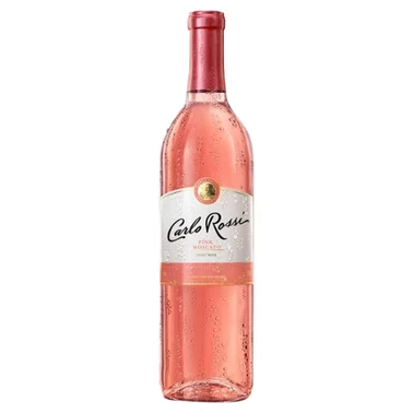 Carlo Rossi Pink Moscato Wino różowe słodkie kalifornijskie 750 ml - 0