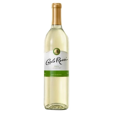 Carlo Rossi California White Wino białe półwytrawne kalifornijskie 750 ml - 0