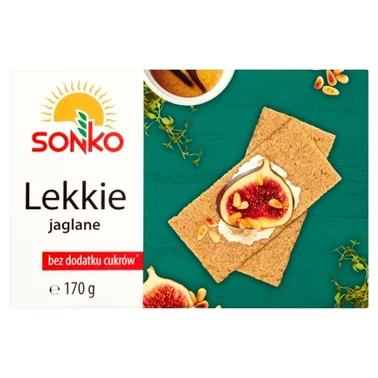 Sonko Pieczywo chrupkie Lekkie jaglane 170 g - 2