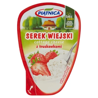 Piątnica Serek wiejski z truskawkami 150 g - 3