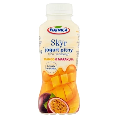 Piątnica Skyr jogurt pitny typu islandzkiego mango & marakuja 330 ml - 2