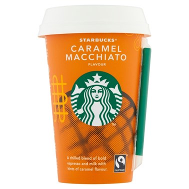 Starbucks Caramel Macchiato Mleczny napój kawowy 220 ml - 1